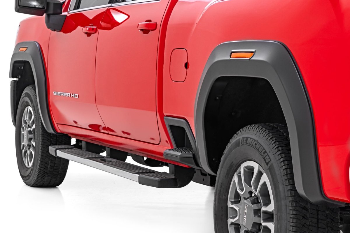 GMC Sierra 3500 HD Fender Flares - Rough Country - Sport - Riptide Blue - '20-'26